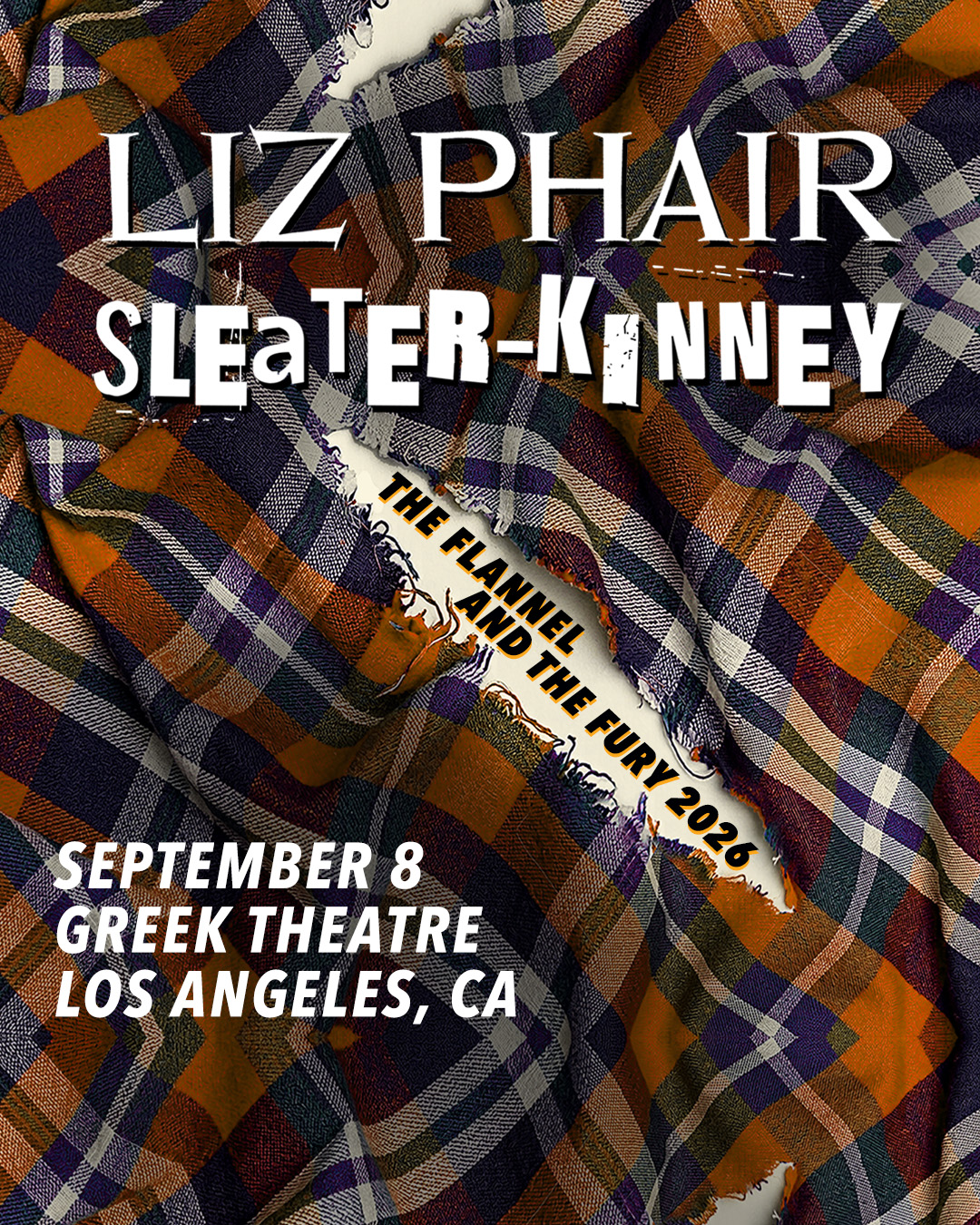 MEMBERS ONLY: Liz Phair & Sleater-Kinney at Greek Theatre on September 8