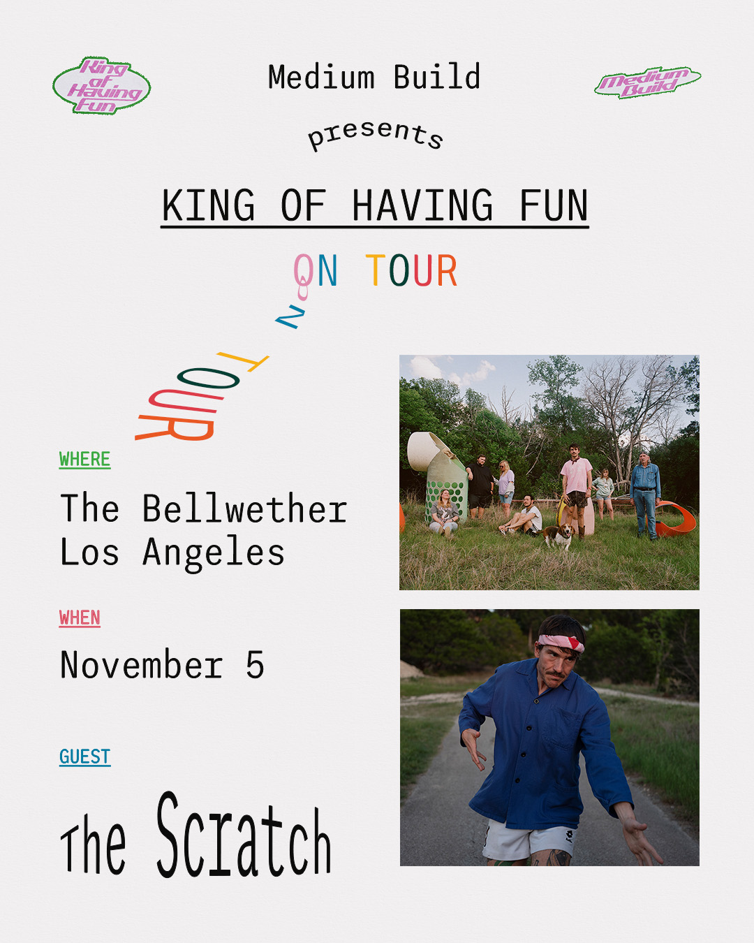 MEMBERS ONLY: Medium Build at The Bellwether on November 5th