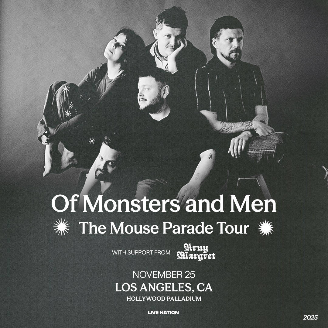 Of Monsters and Men at the Hollywood Palladium on Tuesday, November 25
