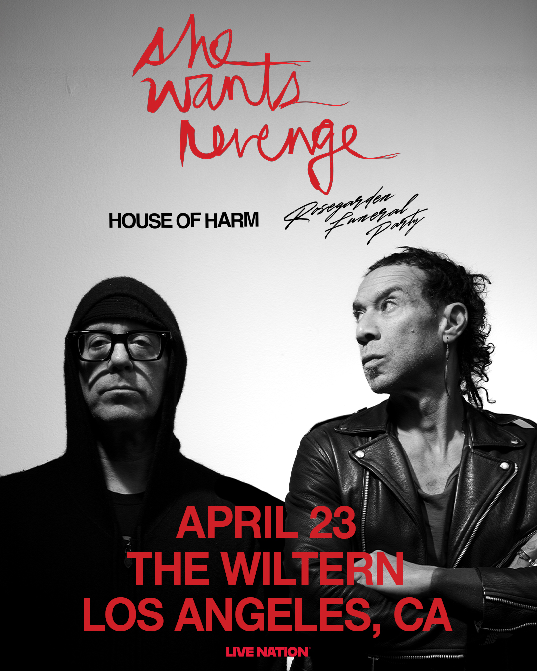 MEMBERS ONLY: She Wants Revenge at the Wiltern on Thursday, April 23