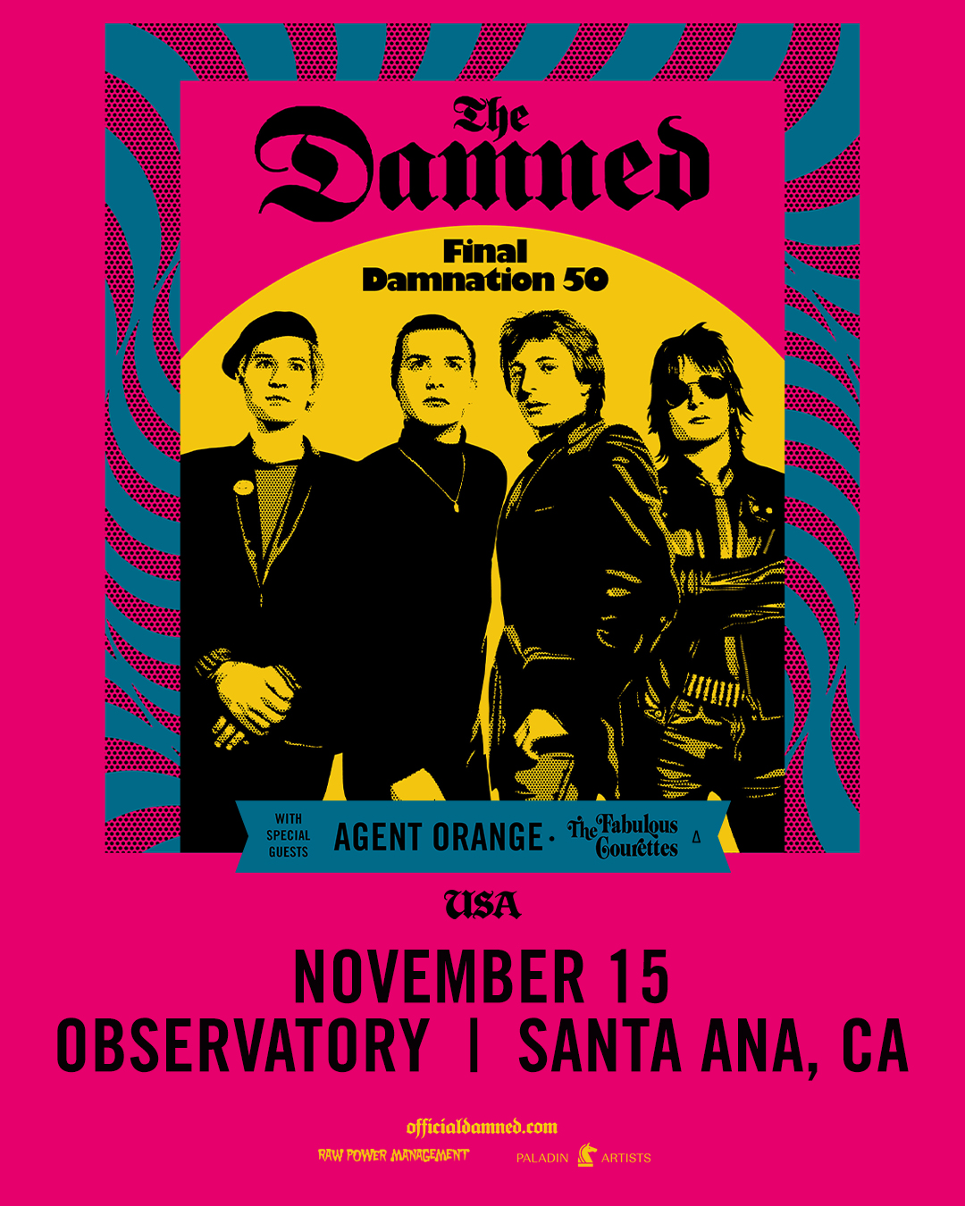 MEMBERS ONLY: The Damned at The Observatory on November 15th, 2026