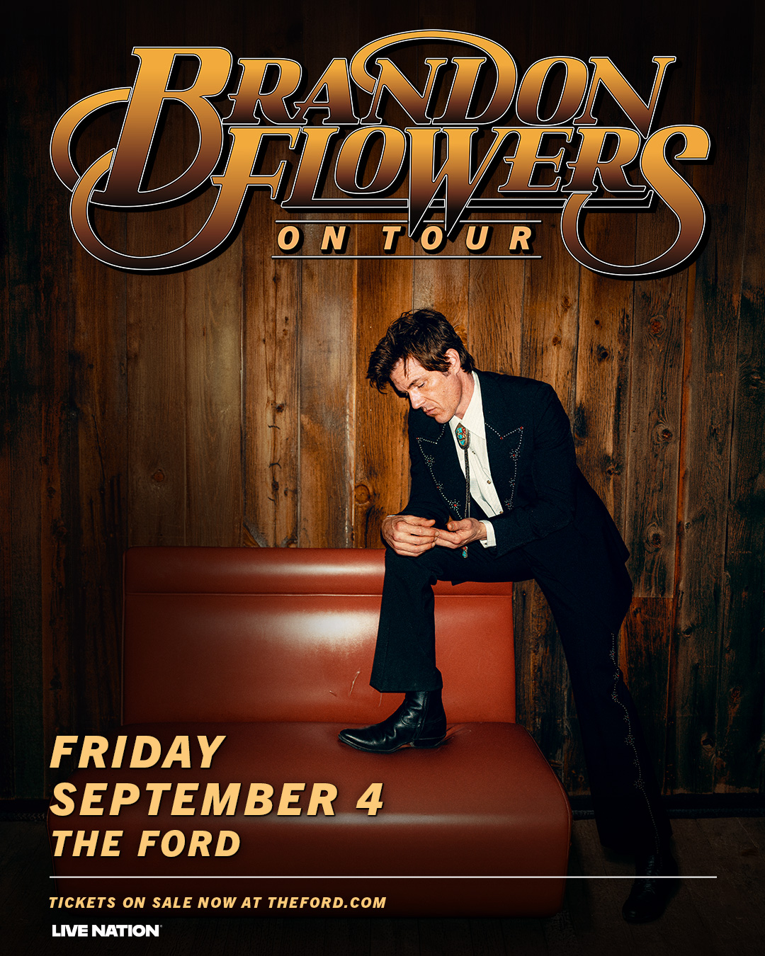 MEMBERS ONLY: Brandon Flowers at The Ford Theatre on September 4th