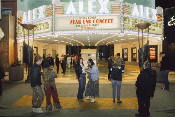 JASON SAILLANT - The Alex Theatre Marquee Outside