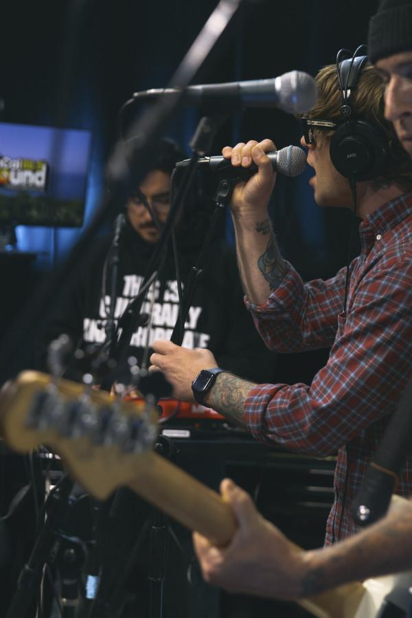 SIDE PROFILE OF MICHAEL BINGHAM FROM SPIRITUAL CRAMP